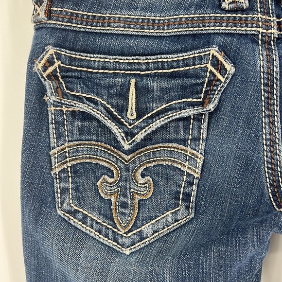 Rock Revival Debbie skinny distressed jeans size 25 - Picture 7 of 13